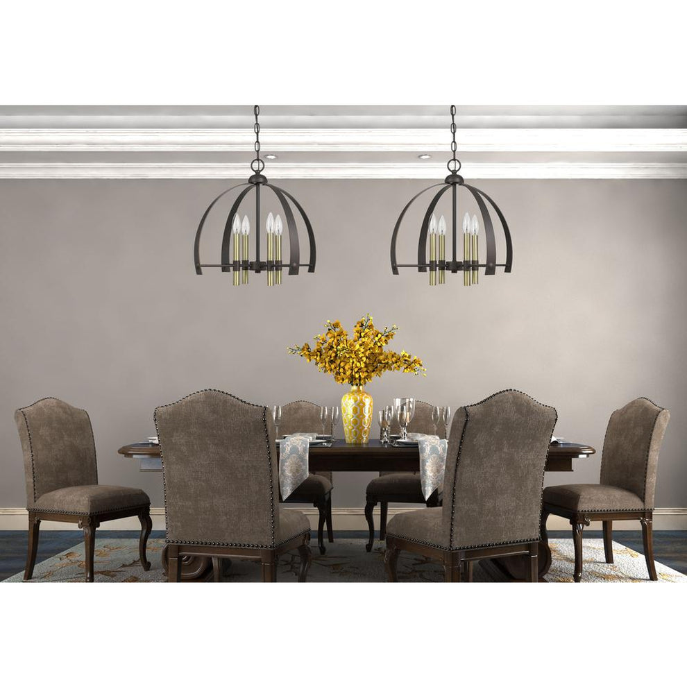 Utica Metal Chandelier By Cal Lighting | Chandeliers | Moidshstore - 2