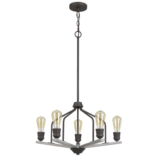 Corning Metal Chandelier (Edison Bulbs Not Included) By Cal Lighting | Chandeliers | Moidshstore