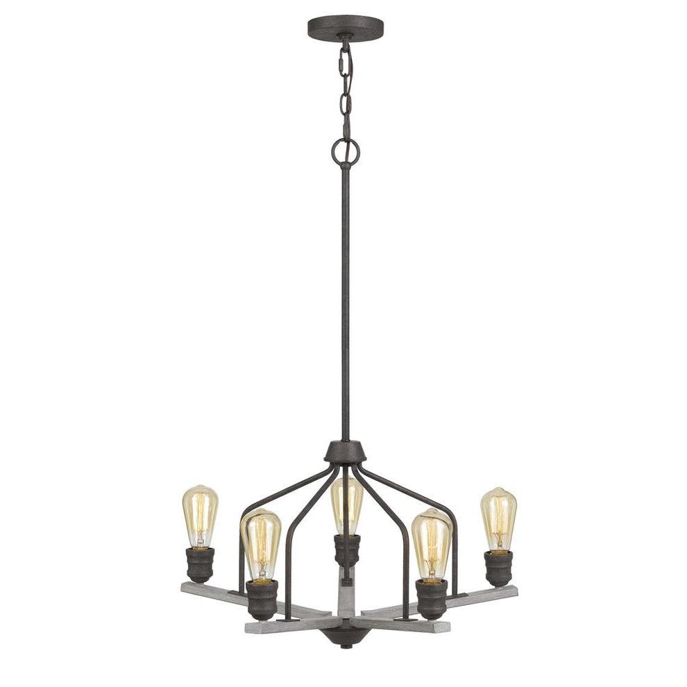 Corning Metal Chandelier (Edison Bulbs Not Included) By Cal Lighting | Chandeliers | Moidshstore - 3