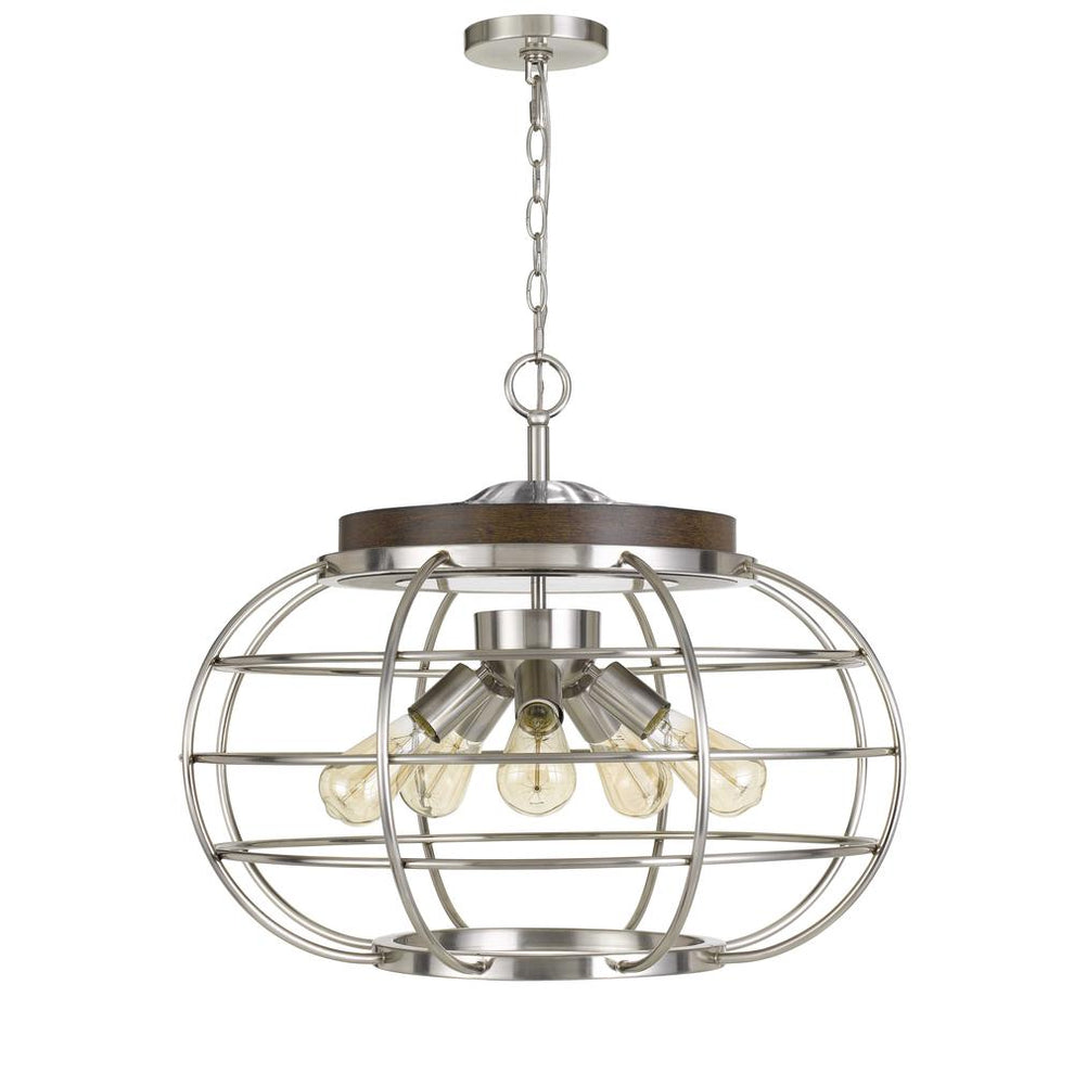 Liberty Metal Chandelier (Edison Bulbs Not Included), Fx37195 By Cal Lighting | Chandeliers | Moidshstore - 3