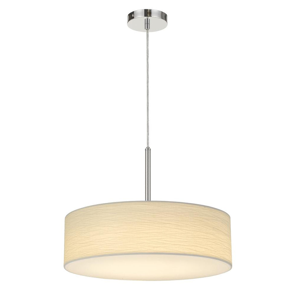 Led 18W Dimmable Pendant With Diffuser And Hardback Fabric Shade, Fx3731Cw By Cal Lighting | Pendant Lamps | Moidshstore - 2