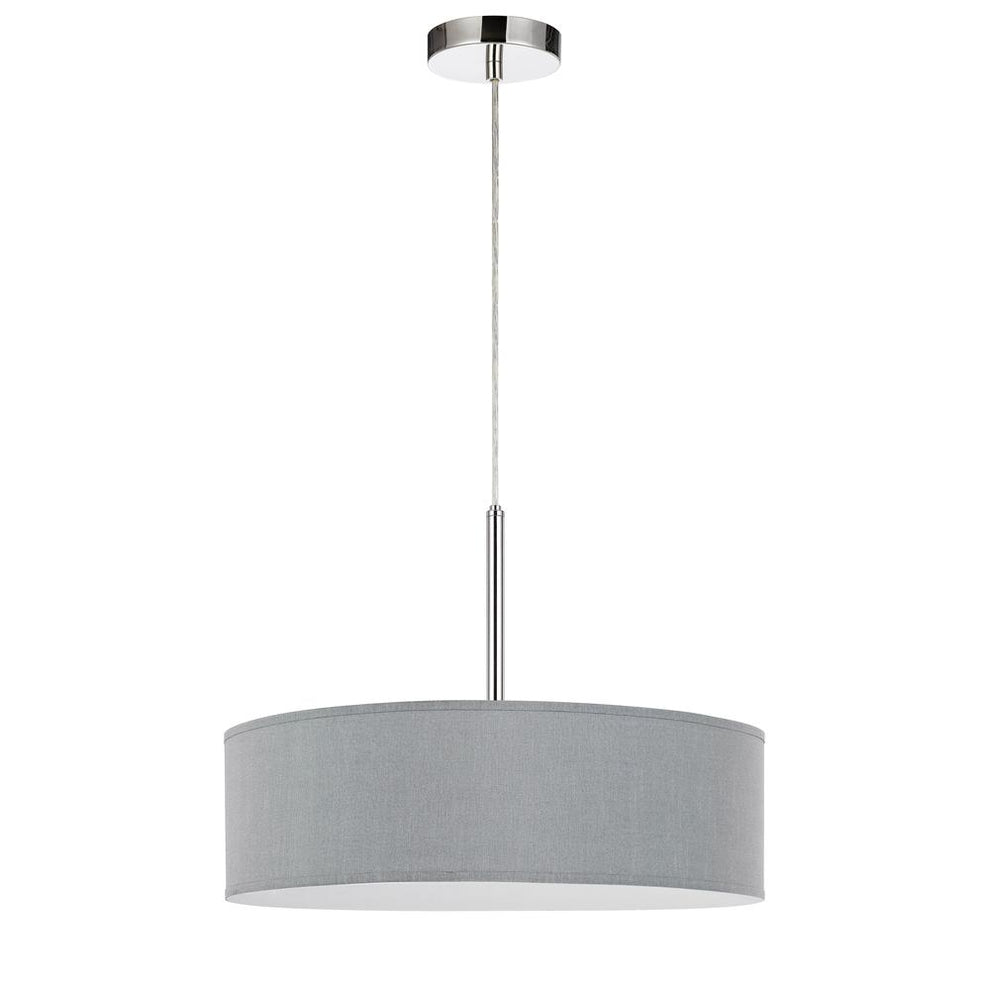 Led 18W Dimmable Pendant With Diffuser And Hardback Fabric Shade, Fx3731Gr By Cal Lighting | Pendant Lamps | Moidshstore - 3