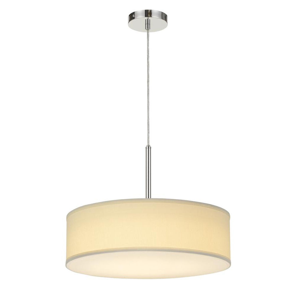 Led 18W Dimmable Pendant With Diffuser And Hardback Fabric Shade, Fx3731Ow By Cal Lighting | Pendant Lamps | Moidshstore - 2