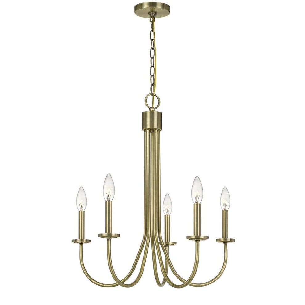 60W X 5 Spiez Metal Chandelier By Cal Lighting | Chandeliers | Moidshstore - 2