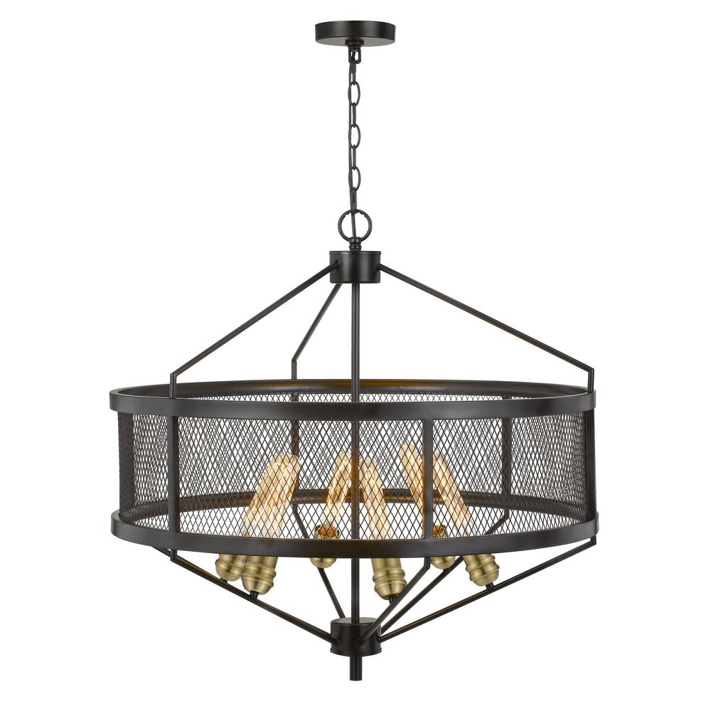 60W X 6 Halle Metal Chandelier (Edison Bulbs Are Not Included) By Cal Lighting | Chandeliers | Moidshstore - 2