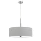 60W X 4 Lonoke Pendant Fixture With Hardback Drum Shade, Grey By Cal Lighting | Chandeliers | Moidshstore - 3