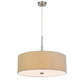60W X 4 Lonoke Pendant Fixture With Hardback Drum Shade, Grey By Cal Lighting | Chandeliers | Moidshstore - 2