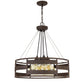 60W X 4 Rochefort Metal Chandelier (Edison Bulbs Shown Are Included), Rust By Cal Lighting | Chandeliers | Moidshstore