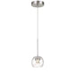 Ithaca 3000K, 8W, 700 Lumen, 90 Cri Dimmable Led Glass Mini Pendant With Clear Bulbbed Glass By Cal Lighting | Pendant Lamps | Moidshstore - 3