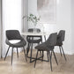 Fabrico Chair - Set of 2 Black By LumiSource | Dining Chairs | Modishstore - 15