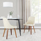 Giovanni Chair - Set of 2 Black Cream By LumiSource | Dining Chairs | Modishstore - 15