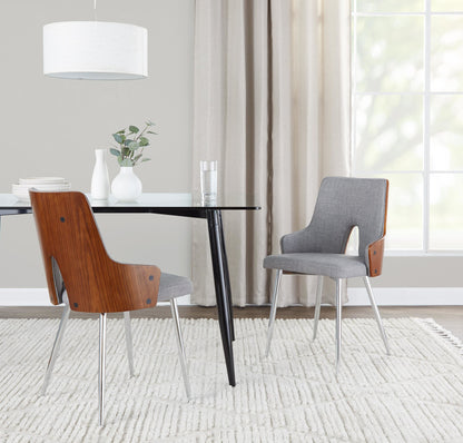 Stella Chair - Set of 2 Gray By LumiSource | Dining Chairs | Modishstore