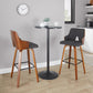 Stella 30" Fixed-Height Barstool - Set of 2 Cream By LumiSource | Bar Stools | Modishstore - 26