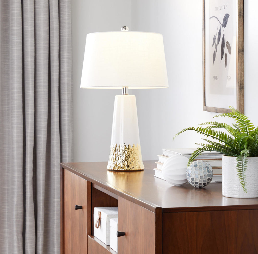 Penelope 22" Ceramic Table Lamp Blue By LumiSource | Table Lamps | Modishstore - 14