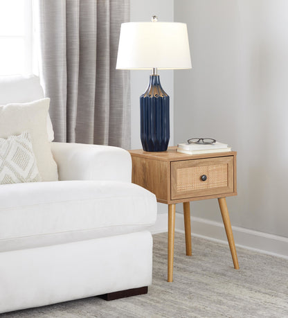 Stella 23" Ceramic Table Lamp Cream By LumiSource | Table Lamps | Modishstore - 7