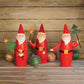 HomArt Painted Metal Santa Trio - Set of 3 - 23080-0 - Feature Image | Modishstore | Holiday