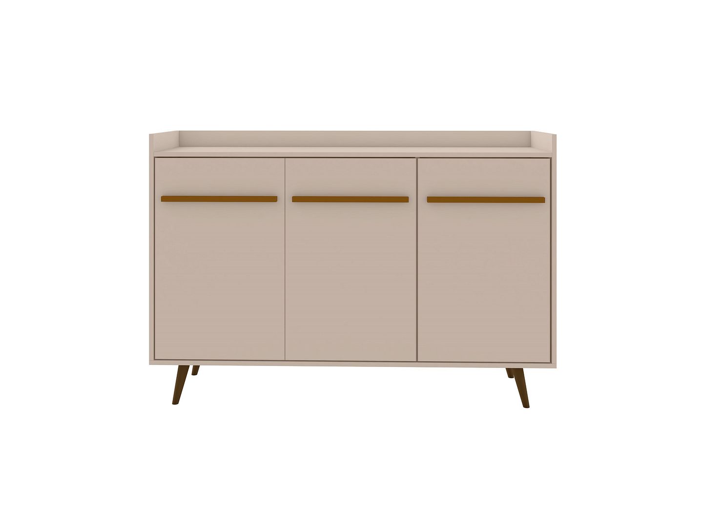Manhattan Comfort Bradley 53.54 Buffet Stand with 4 Shelves Off White | Sideboards | Modishstore-2