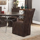 Uttermost Delroy Armless Chairs, Chocolate, Set Of 2 | Modishstore | Dining Chairs - 4
