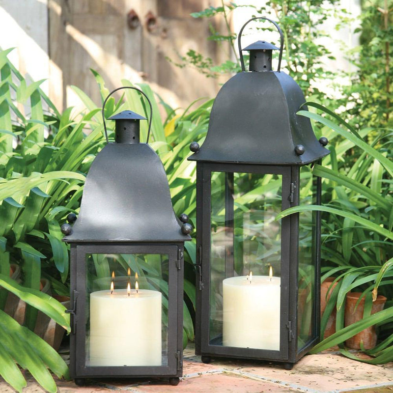 HomArt San Juan Lantern Grande - Black - Feature Image | Modishstore | Lanterns