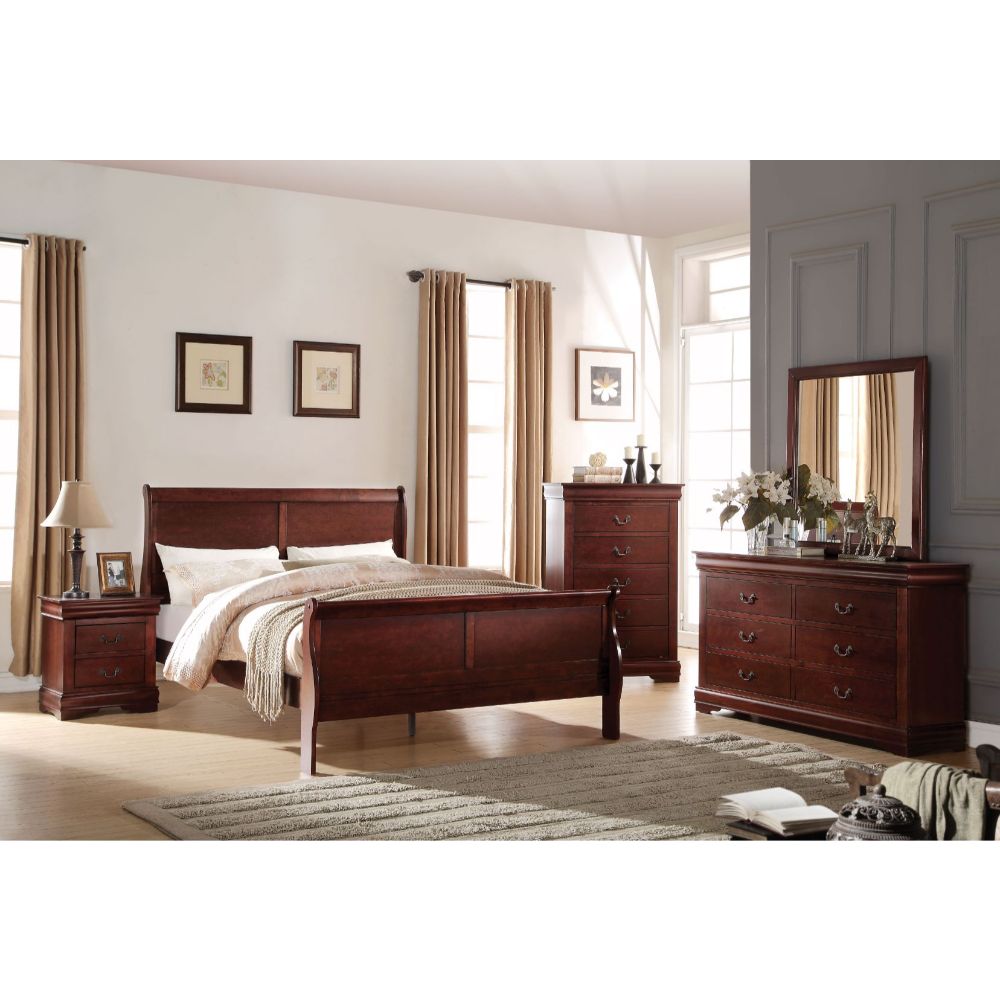 Louis Philippe Queen Bed By Acme Furniture | Beds | Modishstore - 2