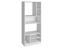 Accentuations by Manhattan Comfort Durable Valenca Bookcase 3.0 with 8 Shelves