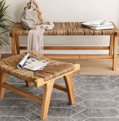 Copenhagen™ Ottoman (Banana Bark) By Texture Designideas