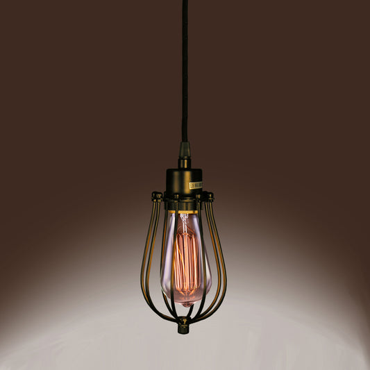 Priscilla Single-light Edison Pendant with Bulb By Homeroots | Pendant Lamps | Modishstore
