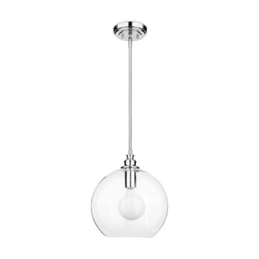 Latoya 1-light Clear Glass 8-inch Edison Pendant with Bulb By Homeroots | Pendant Lamps | Modishstore