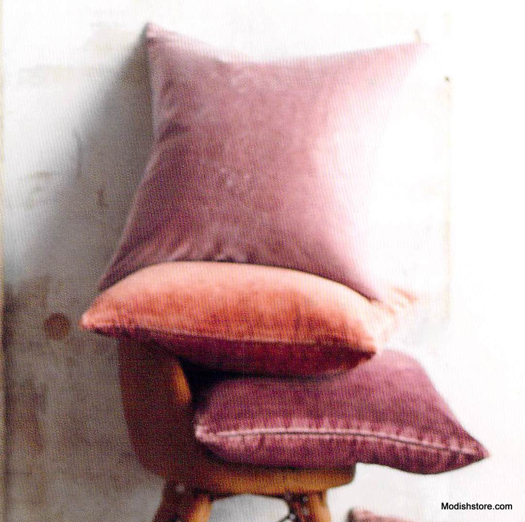 Roost Washed Velvet Pillows - Warm Tone - Set/5