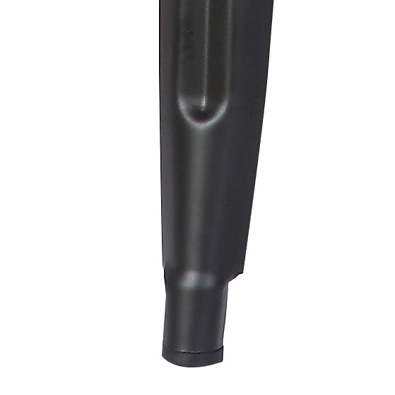 30" Matte Black Backless Metal Barstool With a Set of 2 By Homeroots | Bar Stools | Modishstore - 3