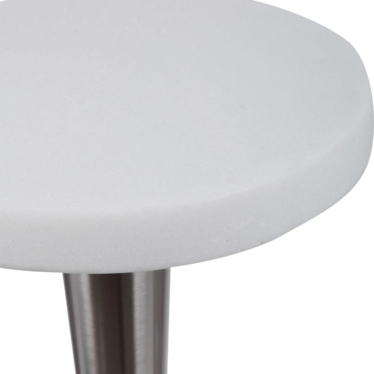 Uttermost Masika White Drink Table | Modishstore | Accent Tables-4