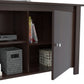 Espresso Finish Wood Media Center and TV Stand By Homeroots | TV Stands | Modishstore - 5