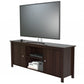 Espresso Finish Wood Media Center and TV Stand By Homeroots | TV Stands | Modishstore - 4