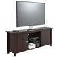 Espresso Finish Wood Media Center and TV Stand By Homeroots | TV Stands | Modishstore - 5