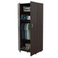 Espresso Finish Wood Wardrobe With Two Doors By Homeroots | Cabinets | Modishstore