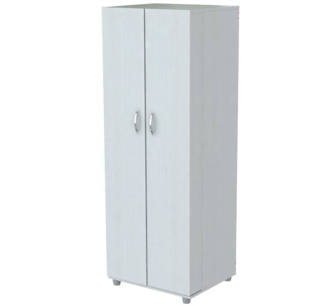 White Finish Wood Storage Cabinet With Two Doors By Homeroots | Cabinets | Modishstore - 2