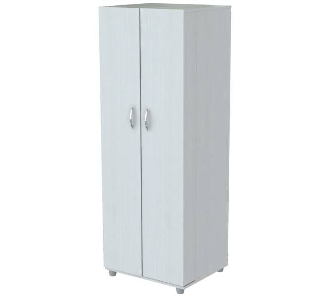 White Finish Wood Storage Cabinet With Two Doors By Homeroots | Cabinets | Modishstore - 3