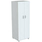 White Finish Wood Storage Cabinet With Two Doors By Homeroots | Cabinets | Modishstore - 4