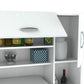 White Finish Wood Kitchen Storage Cabinet By Homeroots | Cabinets | Modishstore