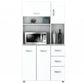 White Finish Wood Kitchen Storage Cabinet By Homeroots | Cabinets | Modishstore - 4
