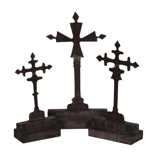 Ornate Crosses (Set of 3) ELK Home | Holiday | Modishstore