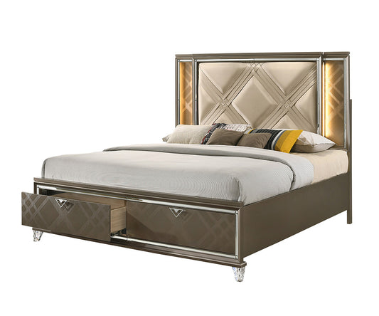 Skylar Eastern King Bed By Acme Furniture | Beds | Modishstore
