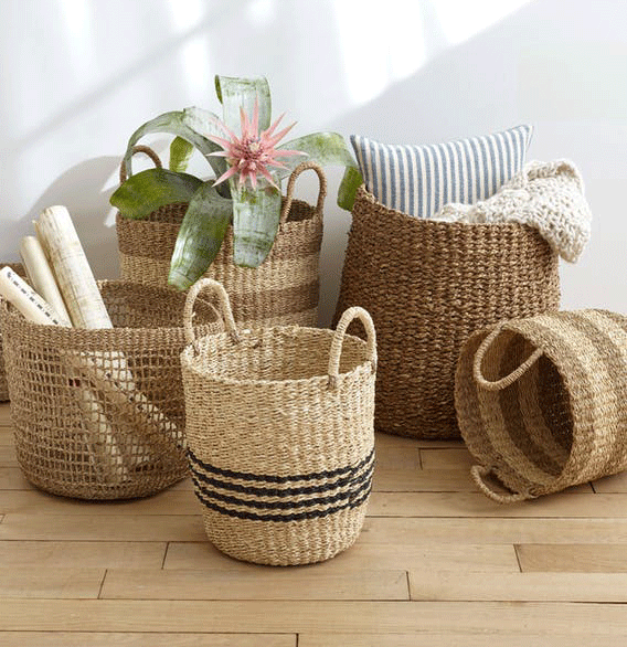 Stonington Baskets-Set/2 By Texture Designideas | Bins, Baskets & Buckets | Modishstore-2