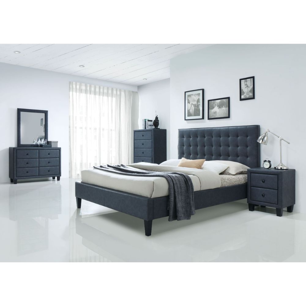 Saveria Eastern King Bed By Acme Furniture | Beds | Modishstore - 2