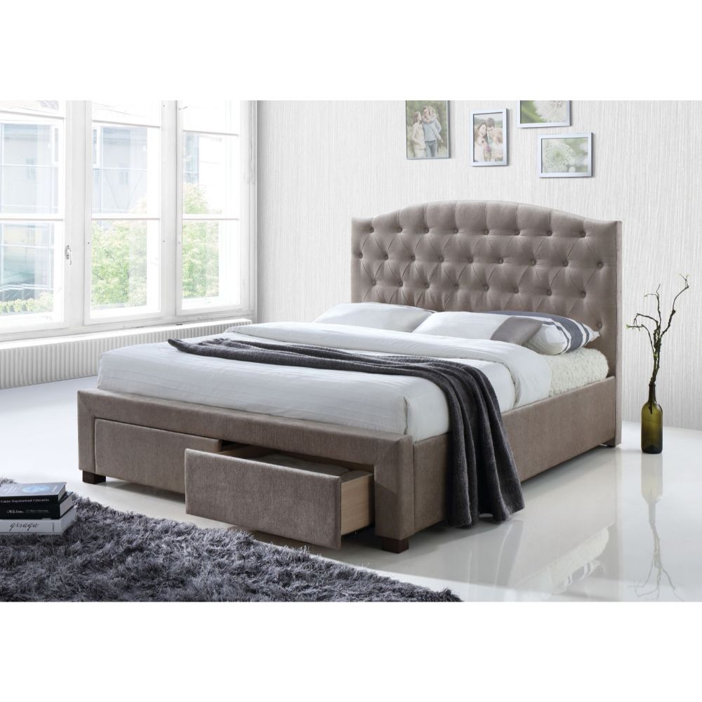 Denise Eastern King Bed By Acme Furniture | Beds | Modishstore - 2