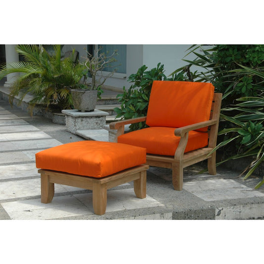 Riviera Luxe 2-Pieces Modular Set By Anderson Teak | Outdoor Chaise Lounges | Modishstore