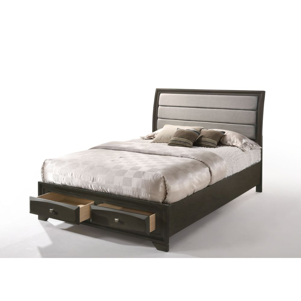 Soteris Eastern King Bed By Acme Furniture | Beds | Modishstore - 2