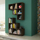 Accentuations by Manhattan Comfort Sophisticated Cascavel Stair Cubby with 6 Cube Shelves | Wall Shelf | Modishstore-2