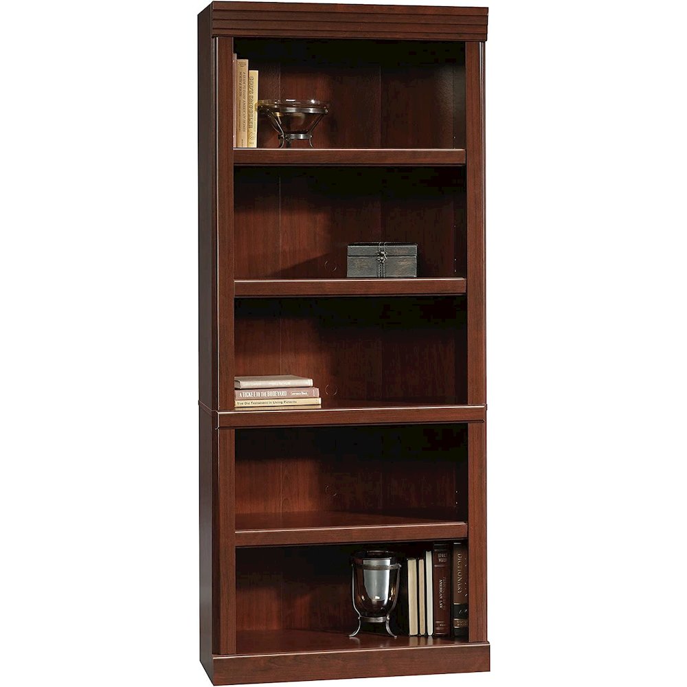 Heritage Hill Library Classic Cherry By Sauder | Bookcases | Modishstore - 2