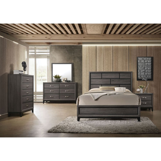 Valdemar Eastern King Bed By Acme Furniture | Beds | Modishstore